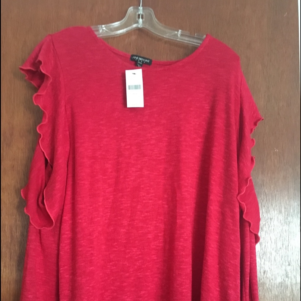 Lane Bryant 18/20 plus size red top NWT